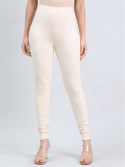 Ecru Ponte Smart Fit Leggings – Go Colors India