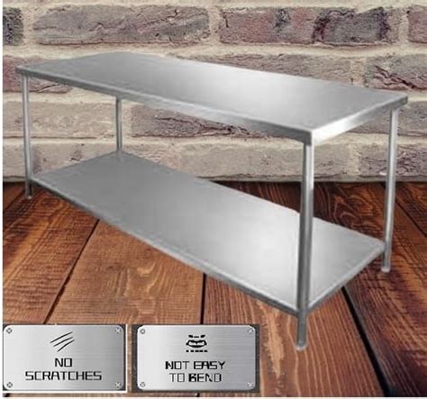 Buy S.S Kitchen hub Working Heavy Stainless Steel Table, Workbench ...