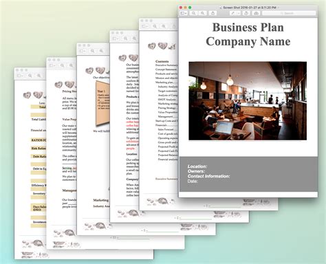 Cafe Business Plan Template