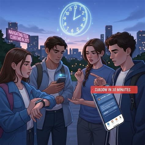 Navigating Teen Curfews in 2025: A Parent's Guide - Graphic Eagle