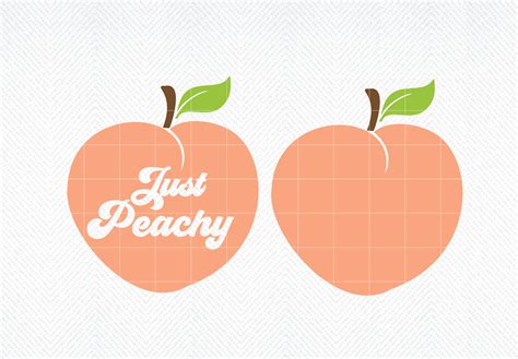 Just Peachy SVG, Peach Svg, Just Peachy Grafika przez SVG DEN · Creative Fabrica
