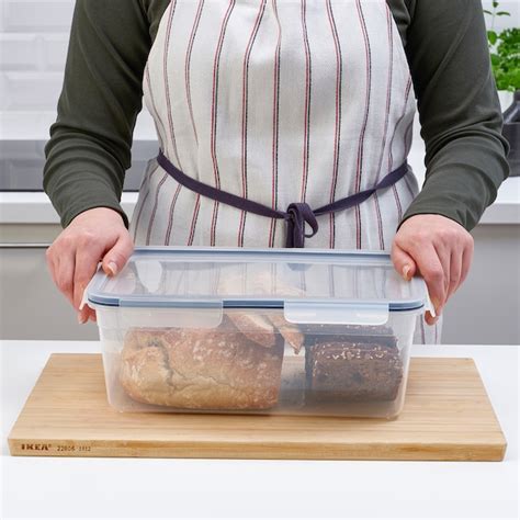 IKEA 365+ food container with lid, rectangular/plastic, 5.2 l (5 qt) - IKEA