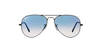 Buy Ray-Ban Unisex Gradient Blue Lens Pilot Sunglasses ...