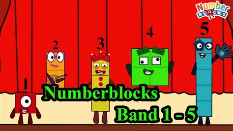 NUMBERBLOCKS BAND LEVEL 12345 - YouTube