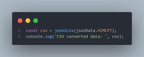 Image result for How to Convert JSON to CSV in Node.js Using Stream