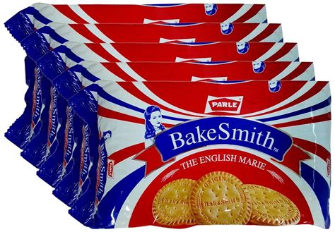 Parle Bake Smith Biscuits - Marie, 250g (Pack of 5) Promo Pack : Amazon ...