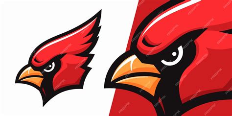 Cardinal mascot logo perfect for sports esports badges emblems and ...