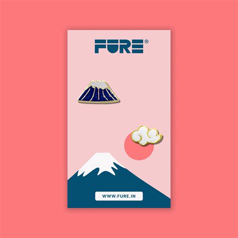 FURE Mountain & Cloud Enamel Pins