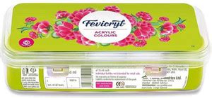 Flipkart.com | Fevicryl Sunflower Kit - Acrylic Colours Set (10 multi ...