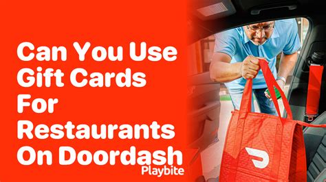 Can You Use Restaurant Gift Cards on DoorDash? - Playbite