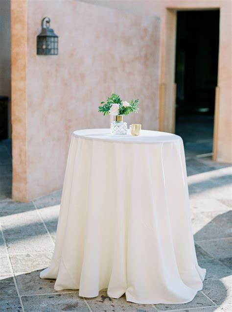 White Cocktail Table | Event flowers, Wedding florist, White cocktail ...