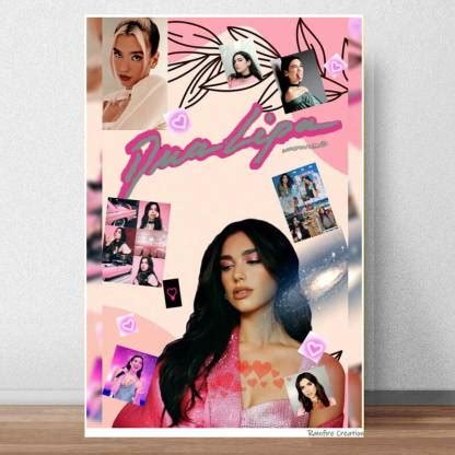 Dua Lipa Poster for Home Office and Student Room Wall Decor | 12x18 ...