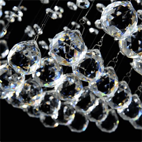 Rectangular Raindrop Wave Crystal Chandelier – Harold Electricals