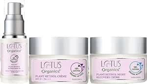 Lotus Organics+ Bakuchiol Plant Retinol Day Cream_50g + Night Cream 50g ...