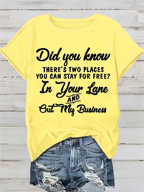 Calvaya Plus Size Women's Casual Short-Sleeved T-Shirt With Lettering ...