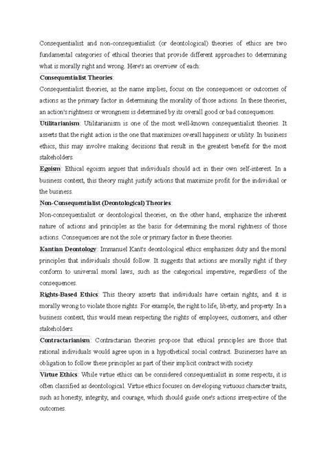 Consequentialist and non - Consequentialist and non-consequentialist ...