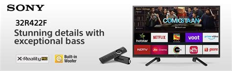 Sony Bravia 80cm (32 Inches) HD Ready LED TV with Fire TV Stick, KLV ...