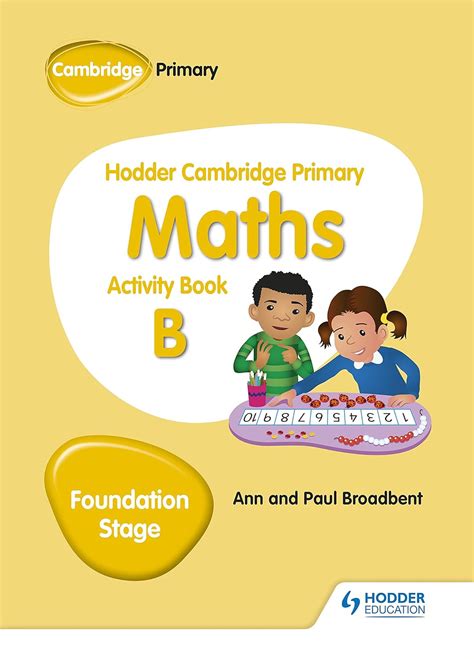 Hodder Cambridge Primary Mathematics Activity Book B Foundation Stage ...