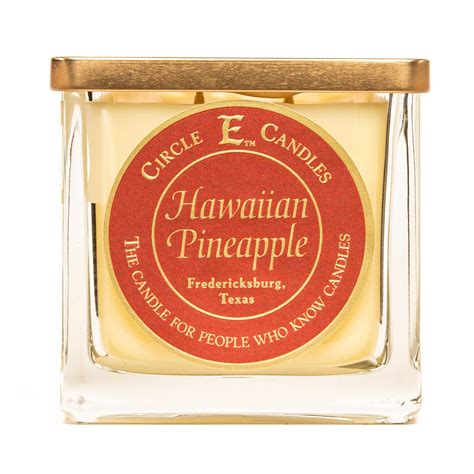 Circle E Candles, Hawaiian Pineapple Scent, Large Size Jar Candle, 43oz ...