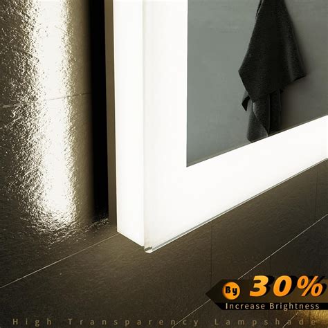 GANPE 50 x 70 cm Motion Sensor LED Bathroom Mirror India | Ubuy