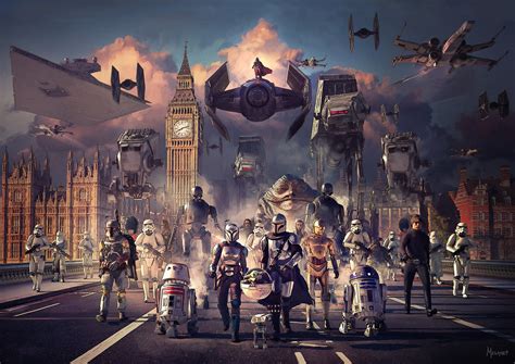 Art of Saby Menyhei - Star Wars in London