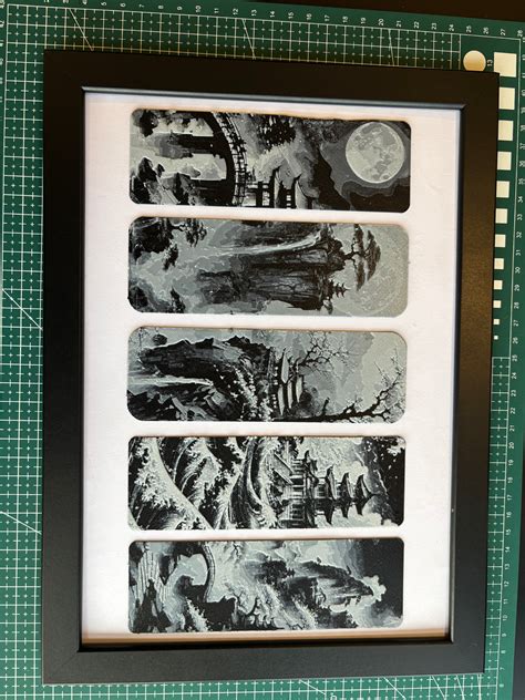 3D Printed Japanese Scenery Bookmark Frame (with IKEA Frame) – 3D by Kavi