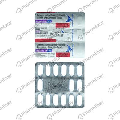 Glimiprime M 1mg Forte Strip Of 15 Tablets: Uses, Side Effects, Price ...