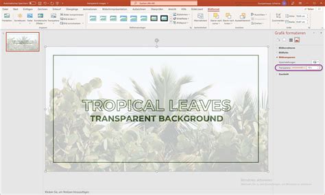 Bilder in PowerPoint transparent machen (2022) | SlideLizard®