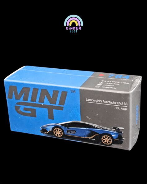 Mini GT Lamborghini Aventador SVJ 63 - Blu Aegir (Sealed Box) - Kinder ...