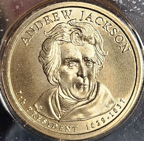 Golden Dollar Andrew Jackson 2008-D UNC In Mint Cello - For Sale, Buy ...