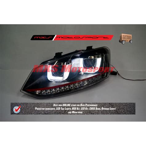 MXSHL276 Projector Headlights Volkswagen Vento with Matrix Style