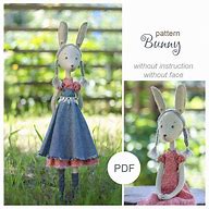 Image result for Free Stuffed Bunny Sewing Pattern