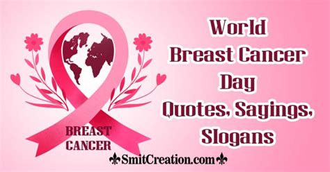 World Breast Cancer Day Quotes, Sayings, Slogans - SMS – SmitCreation.com