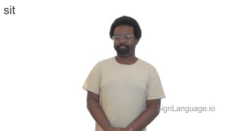 Image result for Sign Language for Sit