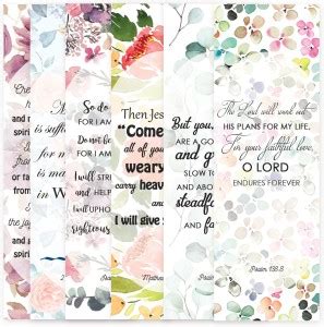 Creatie Bible Scripture Verse Bookmarks | Pack of 50 | 1.75Inx5.25In ...