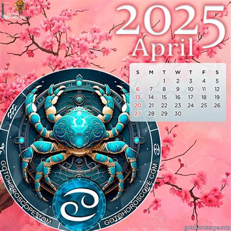 April 2025 Cancer Horoscope, free Monthly Horoscope for April 2025 and ...