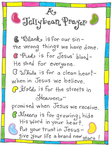 Jelly Bean Prayer Keychain at Gertrude Grant blog