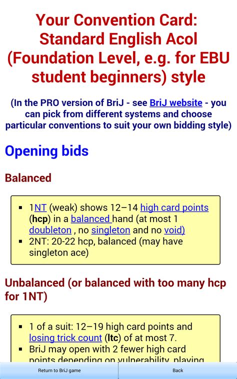 BJ Bridge Acol Beginner - App on Amazon Appstore