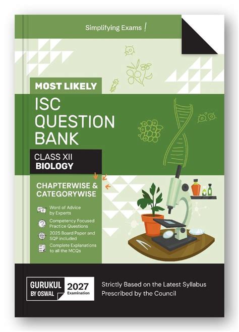 ISC Class 12 Question Bank 2026-27 Exams - Oswal Publishers