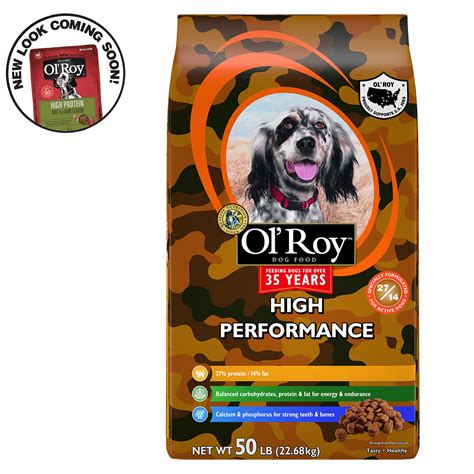 Ol' Roy High Performance Dry Dog Food, 50 lb – Walmart Inventory ...