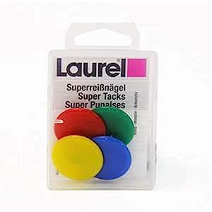 Laurel Super Drawing Pin | Thumb Tacks | 30mm | for Notice Drawing Soft ...