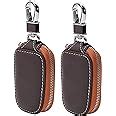 CONTACTS Genuine Leather Car Remote Key Case | Smart Protection Key ...