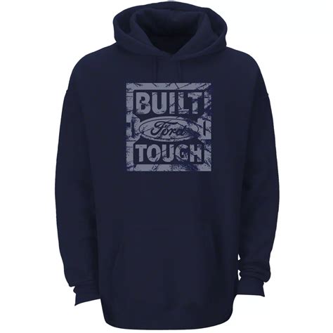 Mustang Men's Built Ford Tough Hoodie - Free Shipping