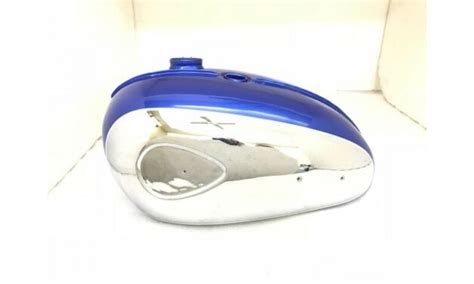 BSA A65 Thunderbolt Royal Star Blue Painted Chrome Fuel Petrol Tank ...