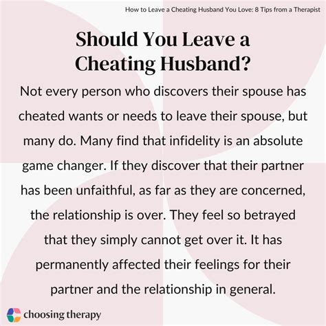 8 Ways to Leave a Cheater You Love