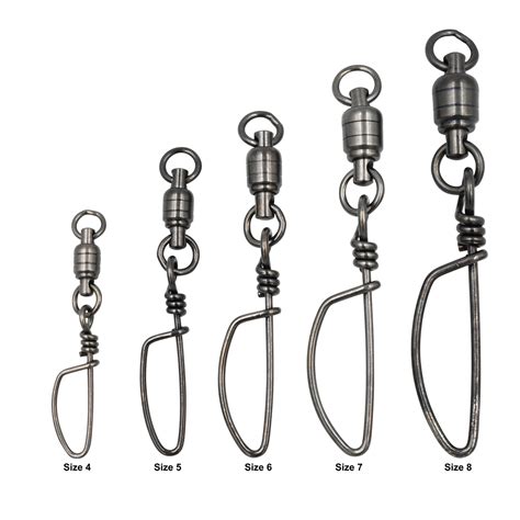 Black Pete Ball Bearing Snap Swivel – Fishing Station