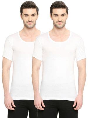 Buy VIP Mens Bonus Classic Combed Cotton Vest with Half Sleeves (Pack ...