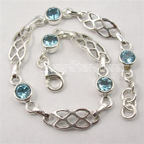 Wholesale Sterling Silver Gemstone Bracelet Manufacturer