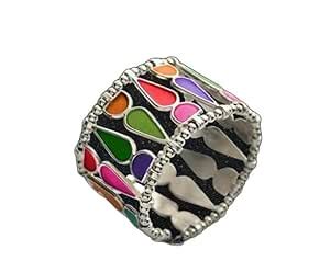 Buy Morning Star German Silver Meenakari Work Girls/Women's Oxidized ...