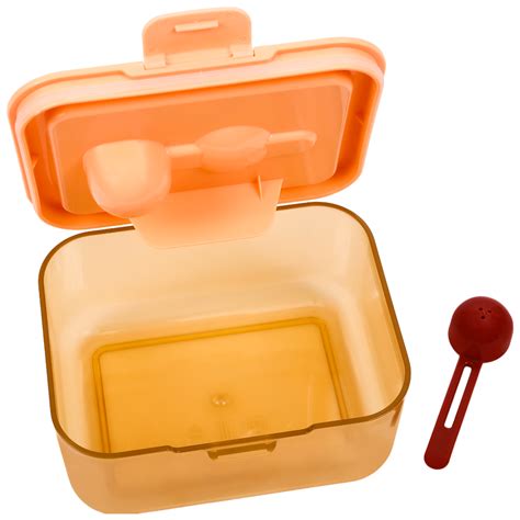 Baby Milk & Snack Box - Dual-Compartment Milk & Snack Box, Leak-Proof ...
